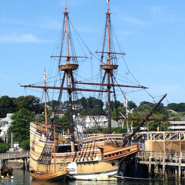 The Mayflower II, in Plymouth Harbor, USA