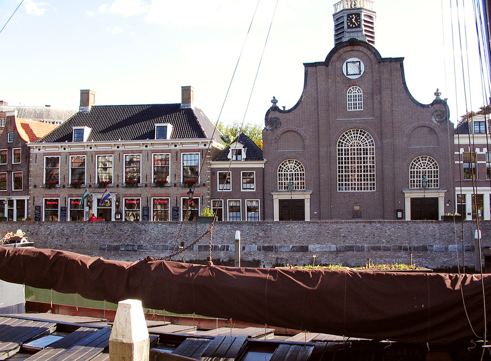 The Pilgrim Fathers Church in Delfshaven was used at the time by the Dutch Reformed Church